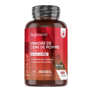 Complexe de Vinaigre de Cidre de Pomme avec la mère en gélules