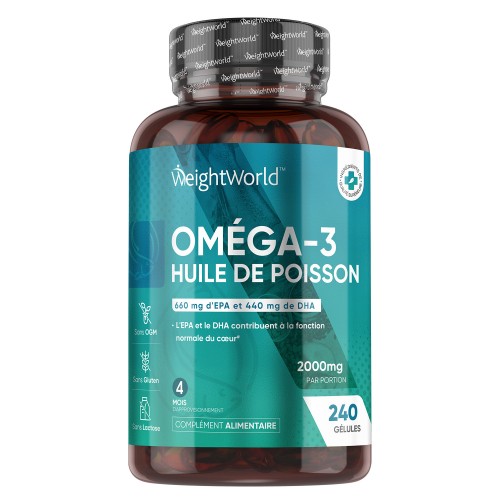 Oméga-3 huile de poissons sauvages