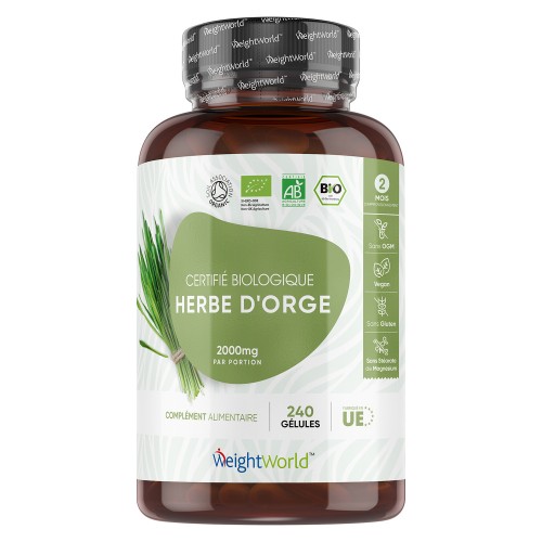 Herbe d’Orge Bio en Gélules