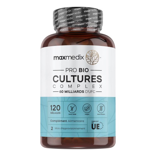 maxmedix Bio Cultures Complex 120 Capsules