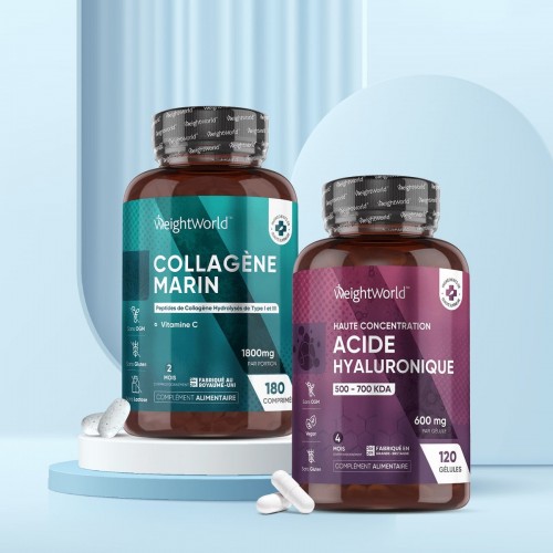 Pack Acide Hyaluronique + Collagène Marin