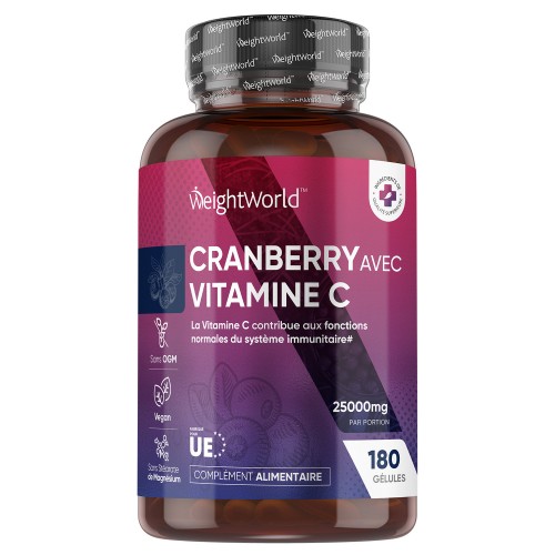 Gélules de Cranberry + Vitamine C