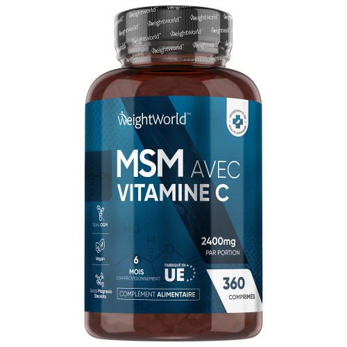 MSM avec Vitamine C